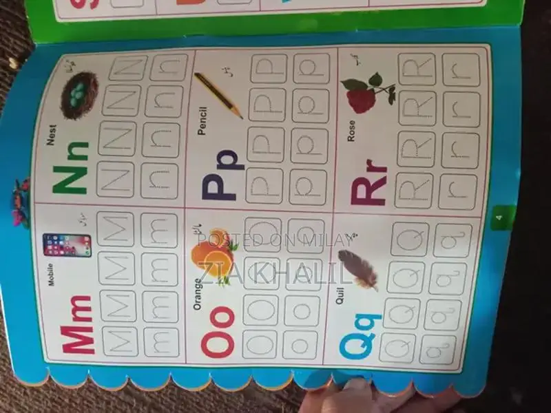 Multipurpose Kids Learning Whiteboard Book - Educational Writing Board