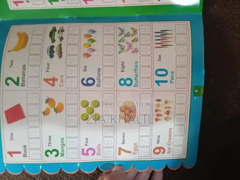 Multipurpose Kids Learning Whiteboard Book - Educational Writing Board