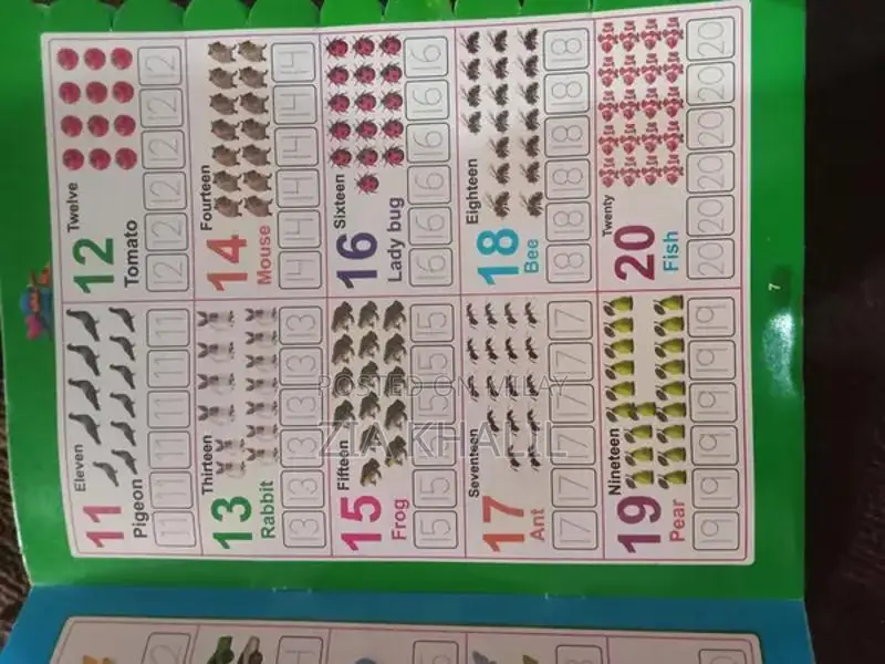 Multipurpose Kids Learning Whiteboard Book - Educational Writing Board