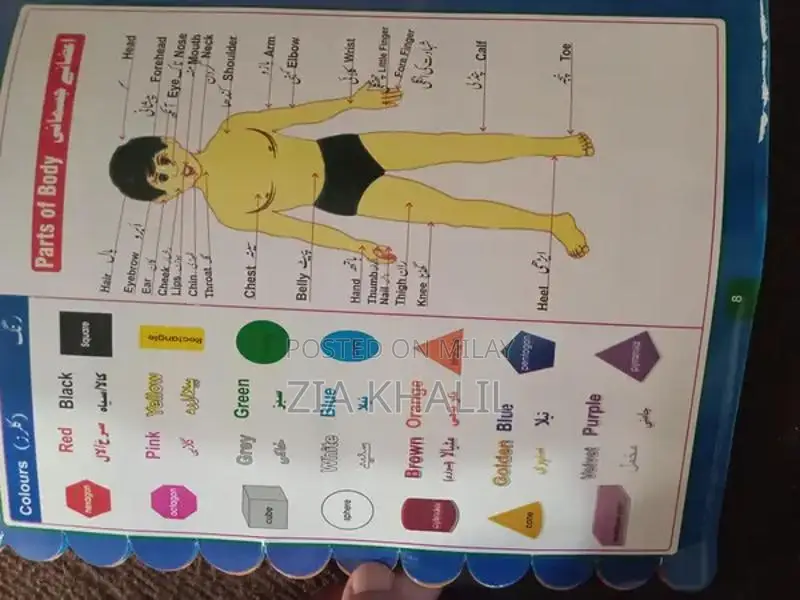 Multipurpose Kids Learning Whiteboard Book - Educational Writing Board