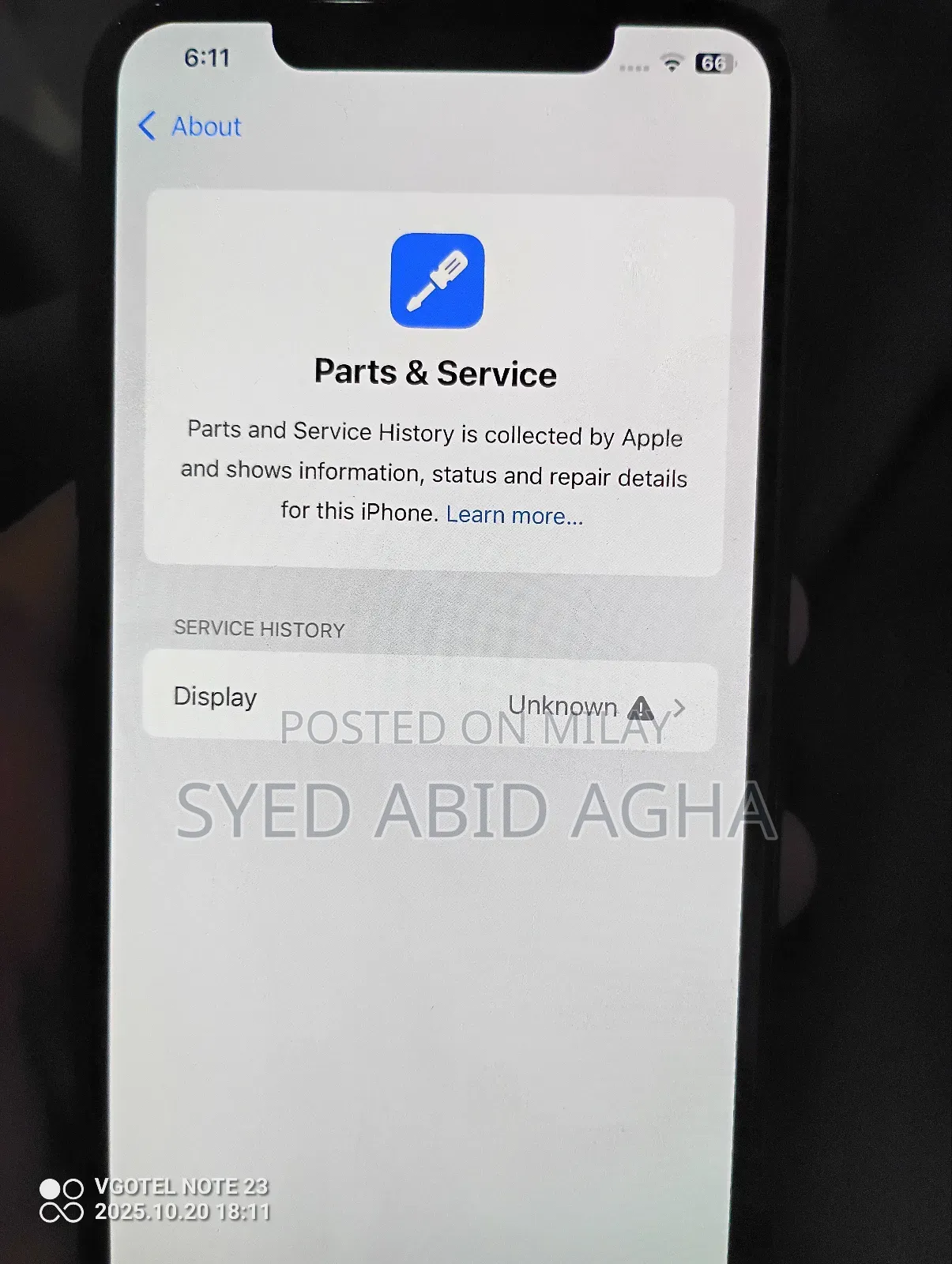 Apple iPhone 11 Pro Max 64 GB Gray