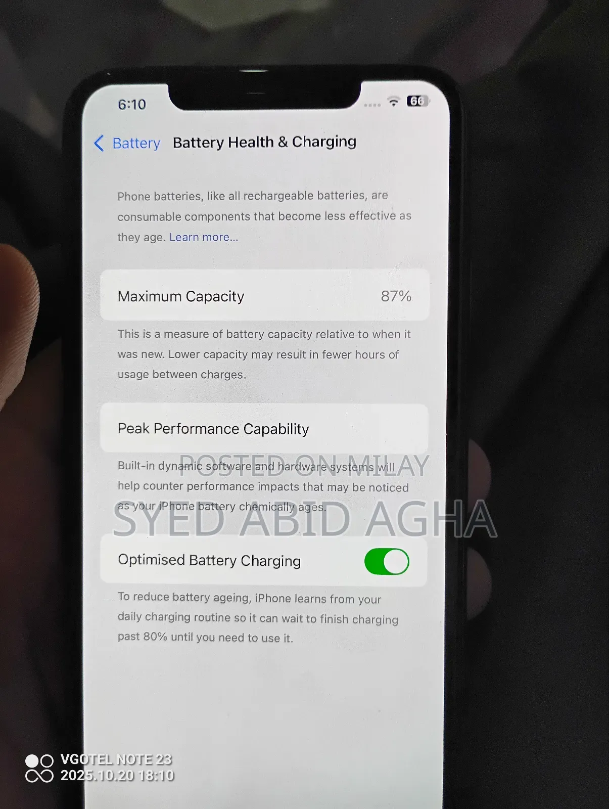 Apple iPhone 11 Pro Max 64 GB Gray