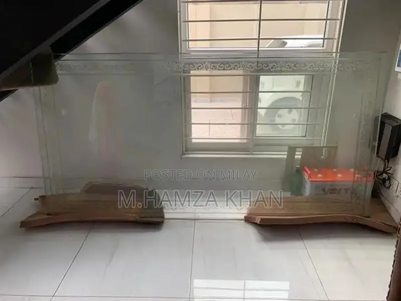 Large Glass Dining Table Top Clear Surface 8ft x 4ft