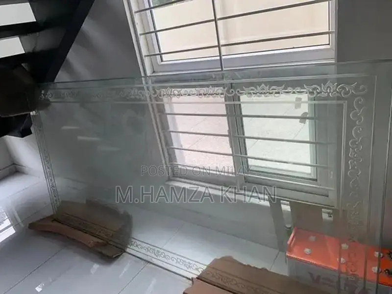 Large Glass Dining Table Top Clear Surface 8ft x 4ft