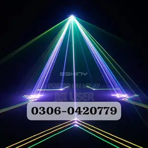 Bluetooth DJ Laser Projector Light for Parties and Events