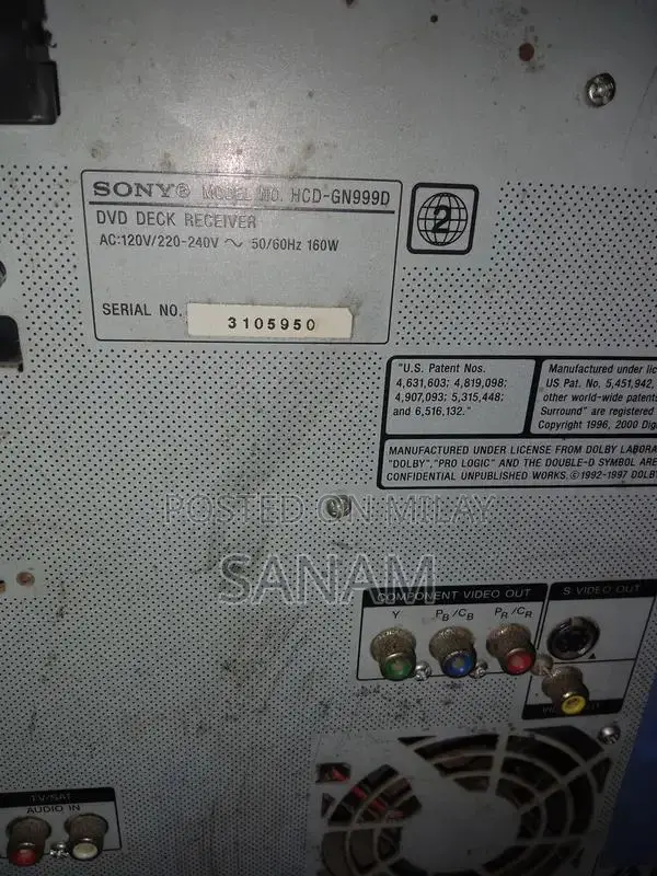 Sony amplifier off hai ye