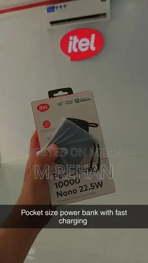 10000mAh Portable Fast Charging Power Bank with 22.5W Output