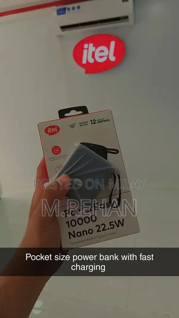 10000mAh Portable Fast Charging Power Bank with 22.5W Output