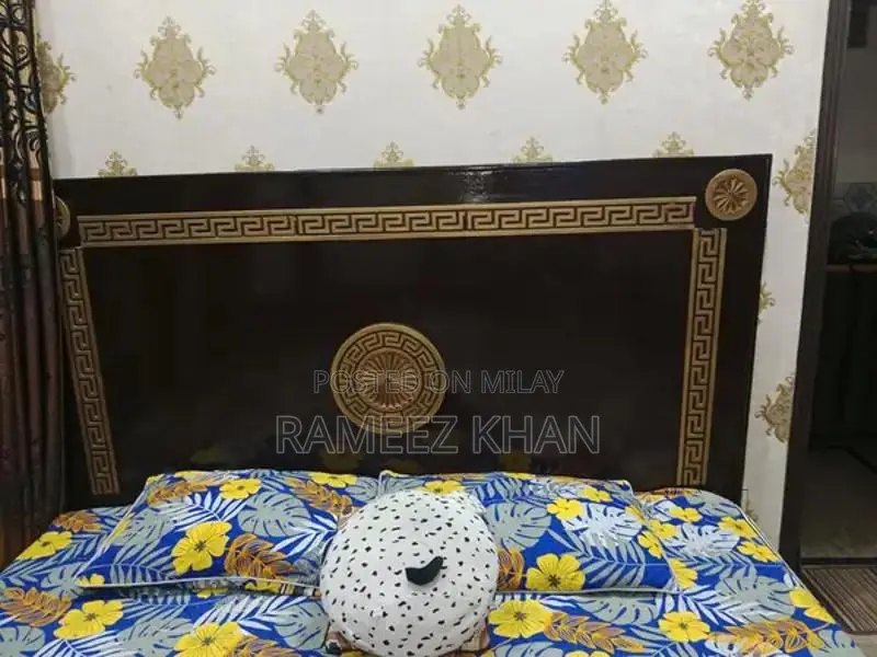 King Size Bed Frame with Side Tables