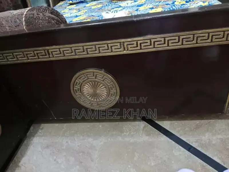 King Size Bed Frame with Side Tables