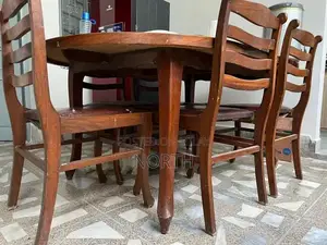 Solid Wood Dining Table with Repair Opportunity