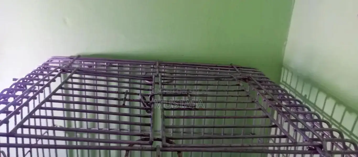 Strong Durable Iron Pet Cage for Long-Lasting Use