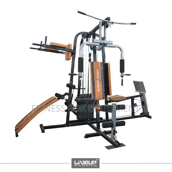 Multi-Station Home Gym Equipment with 7 Exercise Stations