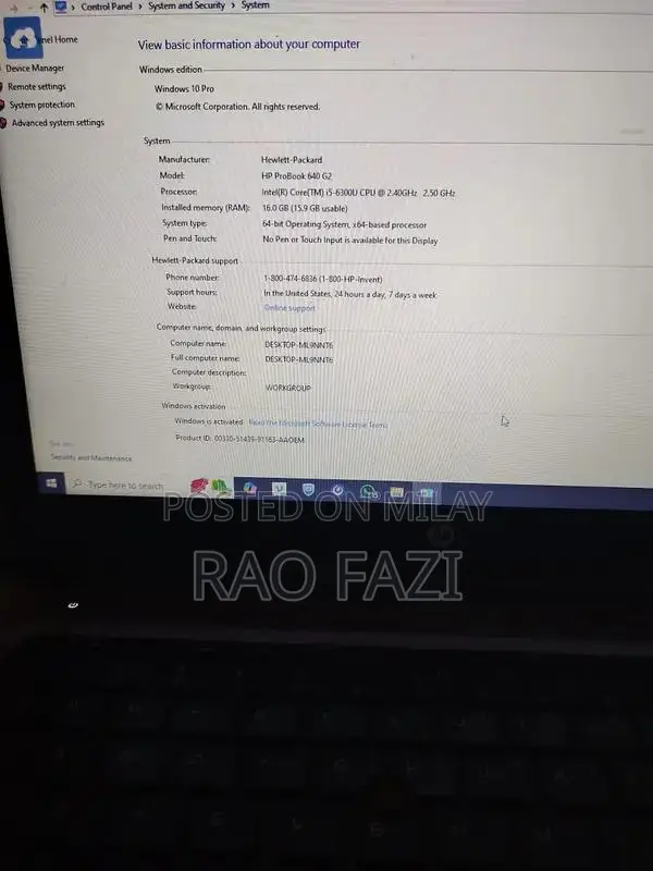 HP ProBook 640 G2 Business Laptop