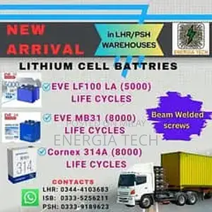 Lithium-Ion Battery Cells and Battery Systems for Energy Storage