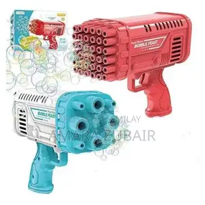 Kids Bubble Blaster Water Gun with LED Lights