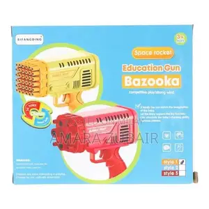 Kids Bubble Blaster Water Gun with LED Lights