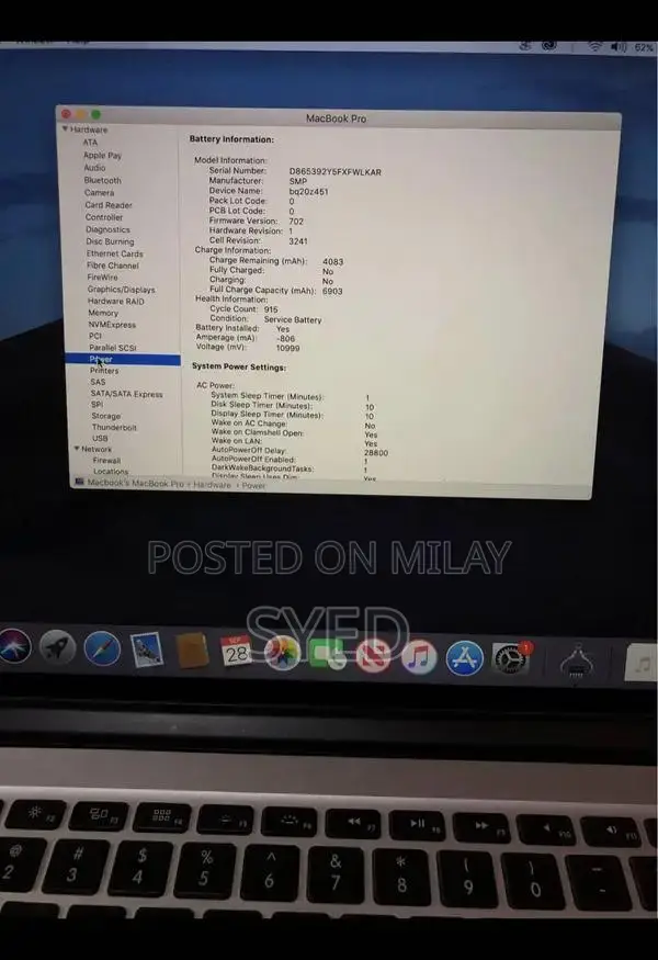 Apple MacBook Pro 15-inch Late 2015 Retina Laptop