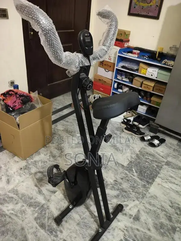 Indoor Exercise Bicycle - Compact Home Fitness Cycle