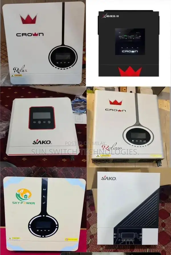 Crown and Sky Power Solar Grid Hybrid Inverters