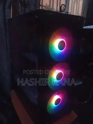 Photo - High-Performance Gaming PC with Monitor and Accessories