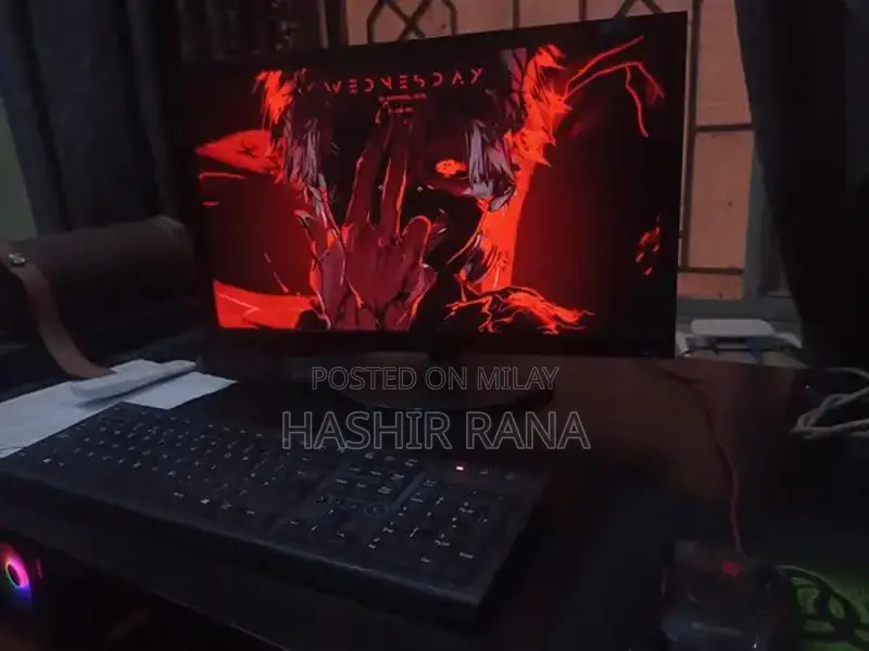 High-Performance Gaming PC with Monitor and Accessories