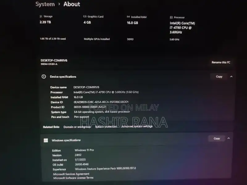 High-Performance Gaming PC with Monitor and Accessories