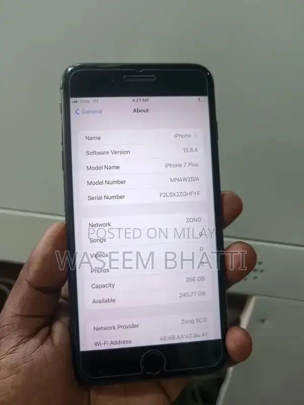 Apple iPhone 7 Plus 256GB Smartphone - Grey Edition