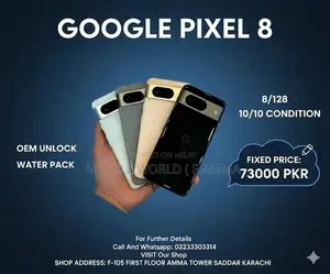 Google Pixel 8 Smartphone - 8GB RAM, 128GB Storage