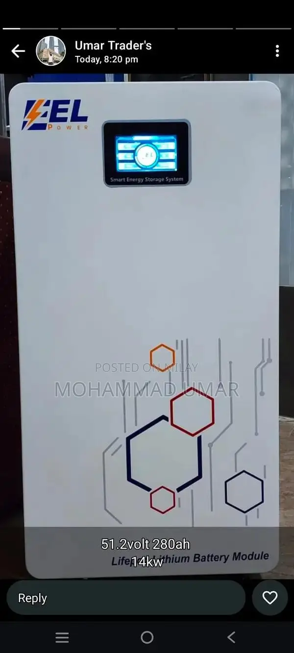 CATL Lithium LiFePO4 Battery 51.2V 280Ah 14kW