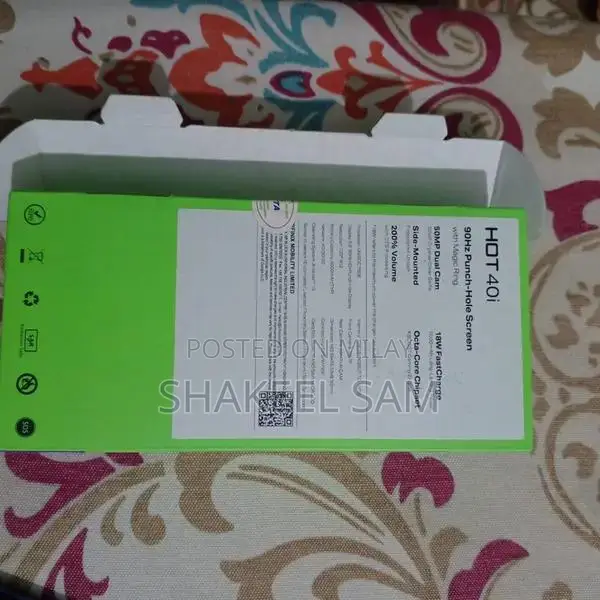 Infinix HOT 40i Smartphone - Good Condition with Original Box