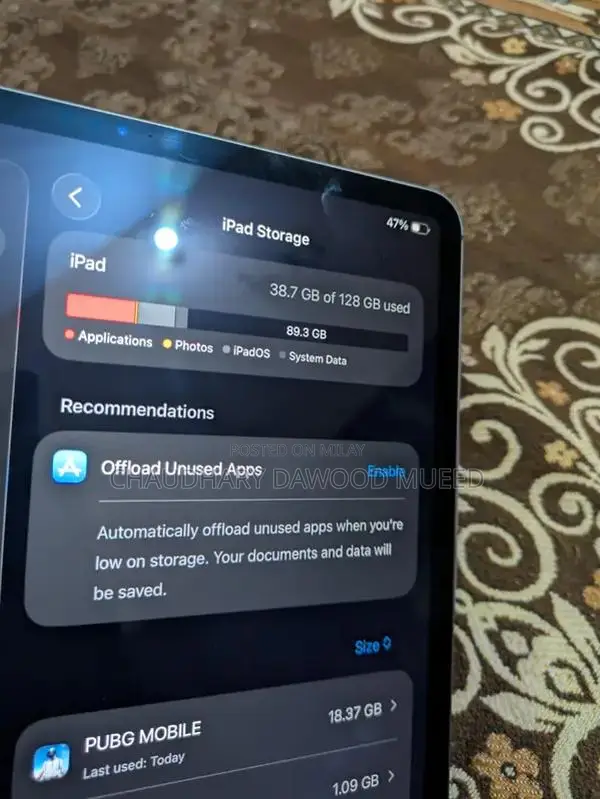 Apple iPad Pro M1 12.6-inch SIM Cellular Tablet