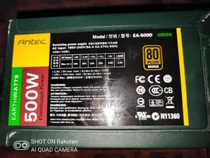 500W 80+ Bronze Power Supply Unit (PSU)