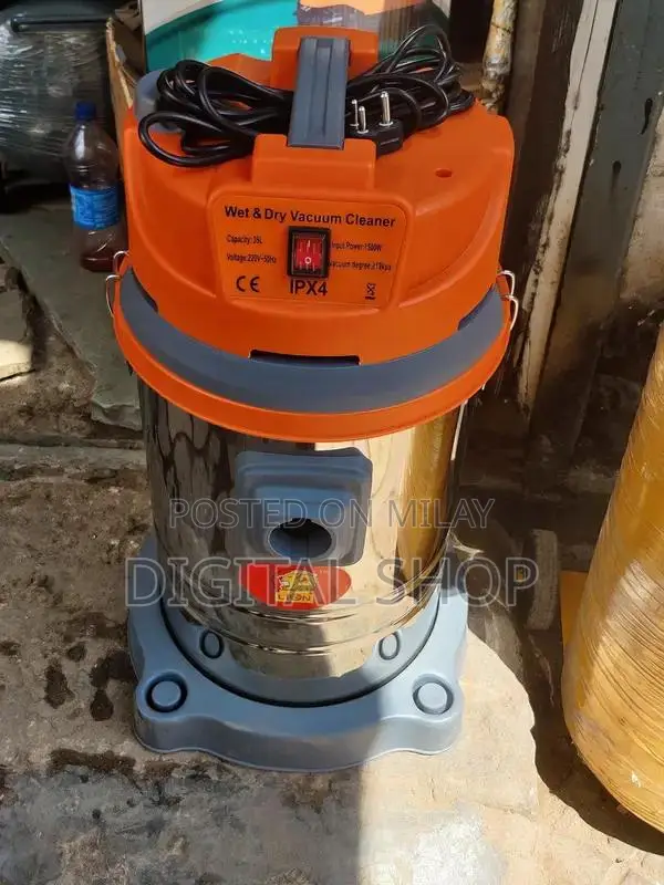 Industrial 2-in-1 High Power Wet & Dry Vacuum Cleaner 30L