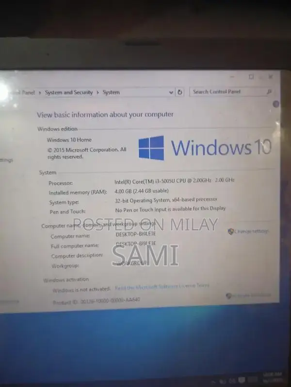 HP Core i3 Laptop with Original Charger and Bag