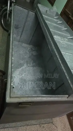 Photo - Large Iron Bed Frame - 6 Feet Sturdy Platform Bedstead