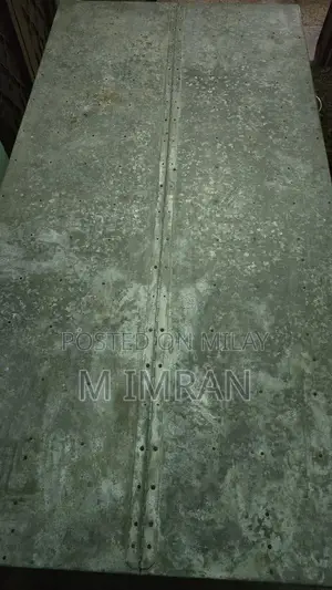 Large Iron Bed Frame - 6 Feet Sturdy Platform Bedstead