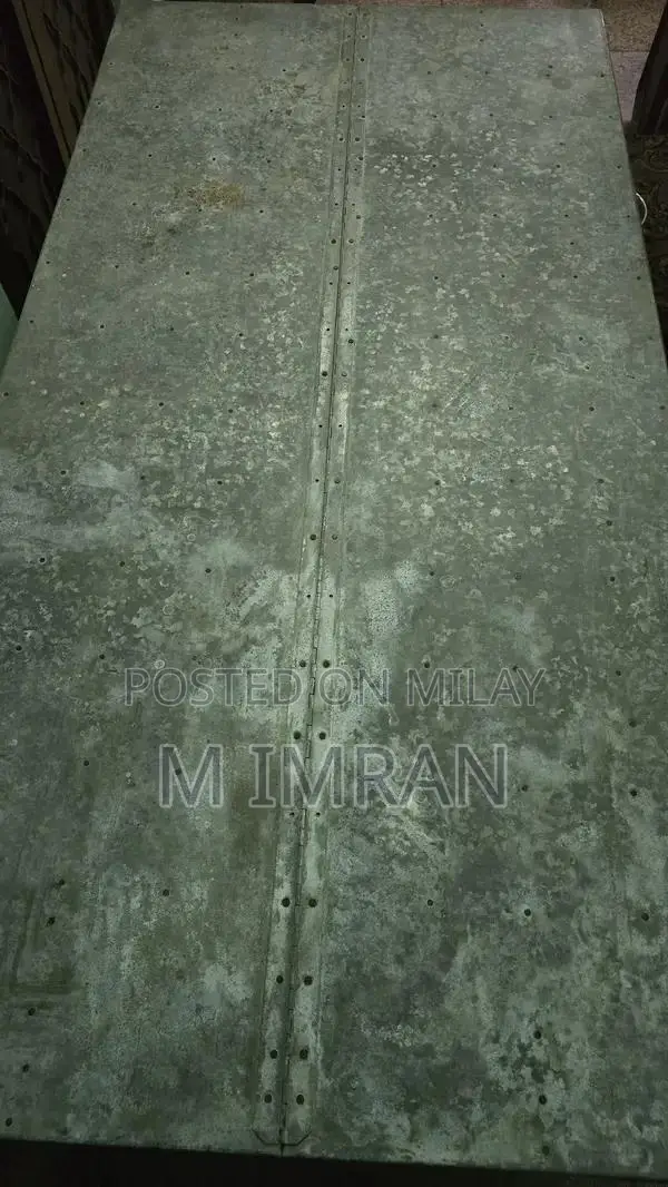 Large Iron Bed Frame - 6 Feet Sturdy Platform Bedstead