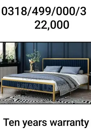 Photo - Premium Metal Bed Sets - Multiple Sizes and Styles Available