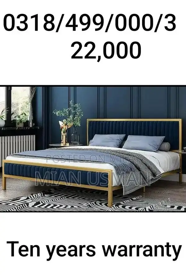 Premium Metal Bed Sets - Multiple Sizes and Styles Available