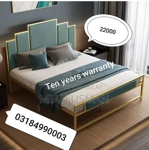 Premium Metal Bed Sets - Multiple Sizes and Styles Available
