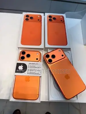 High-End Smartphone Orange 256GB Unlocked Model