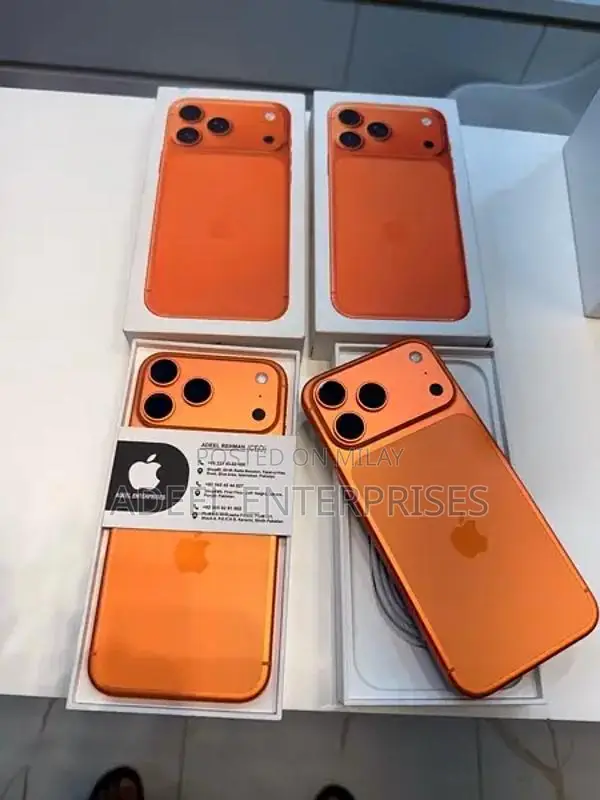 High-End Smartphone Orange 256GB Unlocked Model