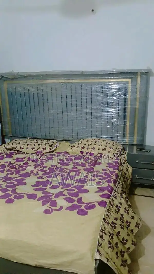 King Size Bedroom Set with Wardrobe and Side Tables