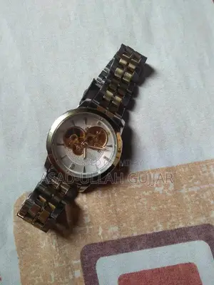 BYINO Automatic Men's Watch - Stainless Steel Gold Mechanical Timepiec