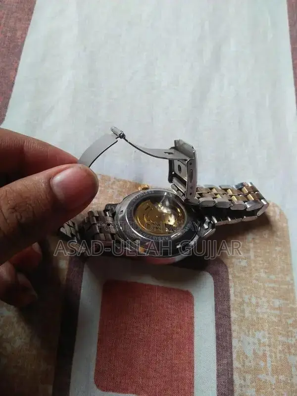 BYINO Automatic Men's Watch - Stainless Steel Gold Mechanical Timepiec