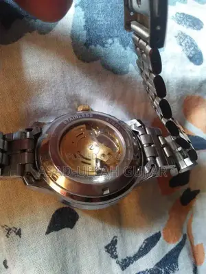 BYINO Automatic Men's Watch - Stainless Steel Gold Mechanical Timepiec