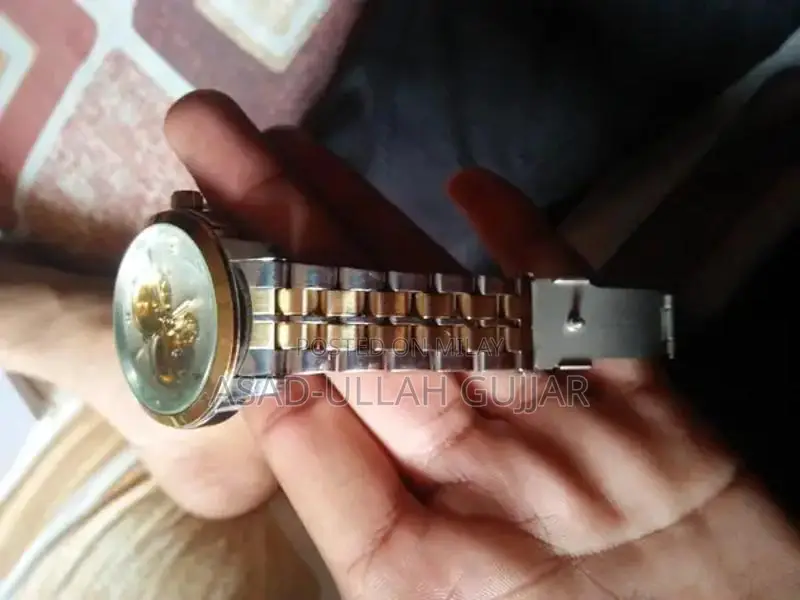 BYINO Automatic Men's Watch - Stainless Steel Gold Mechanical Timepiec