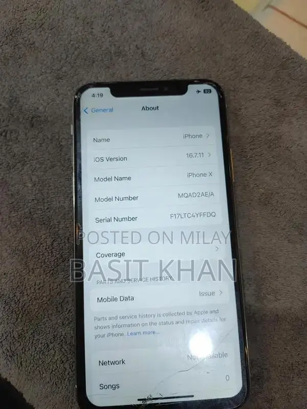 Apple iPhone X 64GB Unlocked Smartphone