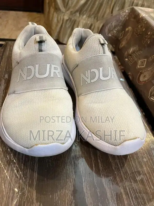 NDURE White Casual Sneakers - Comfortable Sporty Footwear for Men